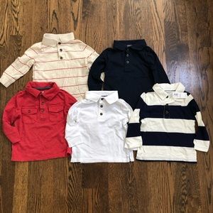 Old Navy LS Polo Shirts